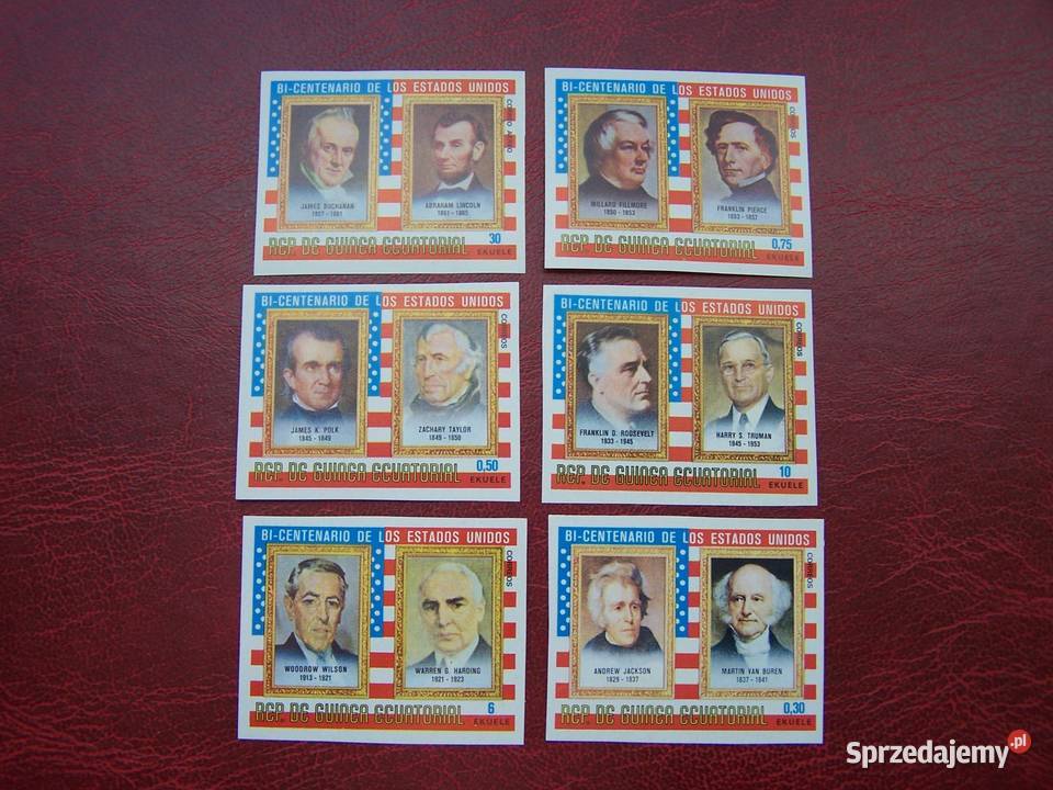 Gwinea Równikowa 1975 MNH Prezydenci USA Tychy sprzedam