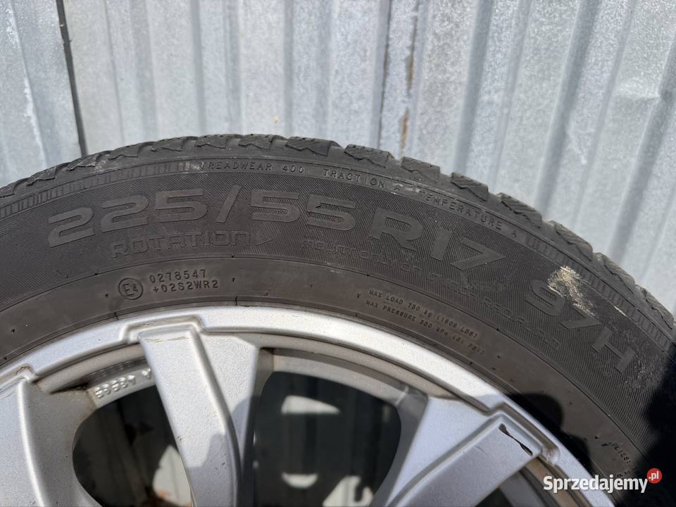 Sprzedam komplet felg 17 Audi A6 C7 opony Nokian Kutno