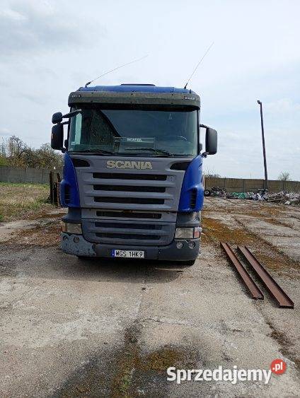 Zestaw SCANIA R380 Naczepa wywrotka Szczawin Borowy-Kolonia