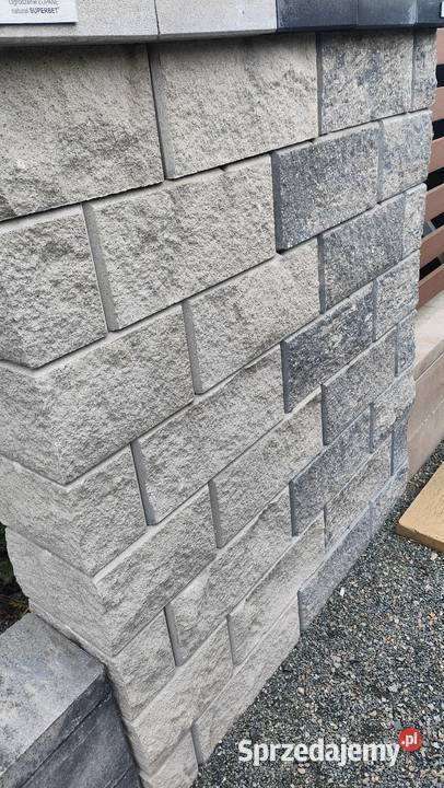 Daszek płaski łupany 28x225 ogrodzenie mur płot