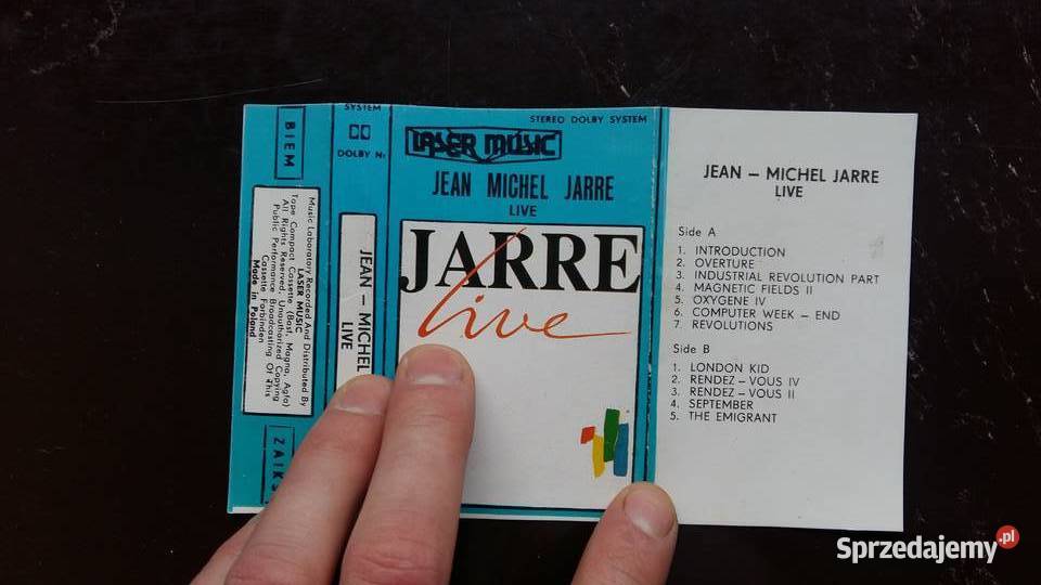 Kaseta magnetofonowa Jean Michael Jarre Live Siemiatycze