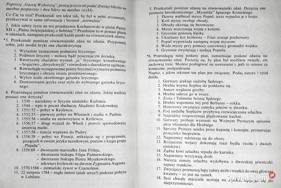 Nie bój się składni kl 78 Hanna Diduszko B Książki i Podręczniki