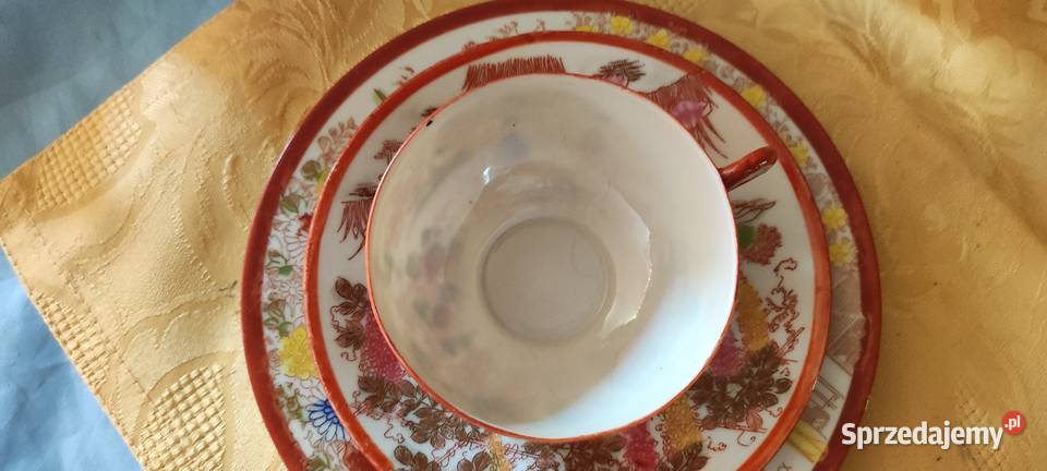 Zestaw śniadaniowy porcelana stara Japonia dolnośląskie Wrocław sprzedam