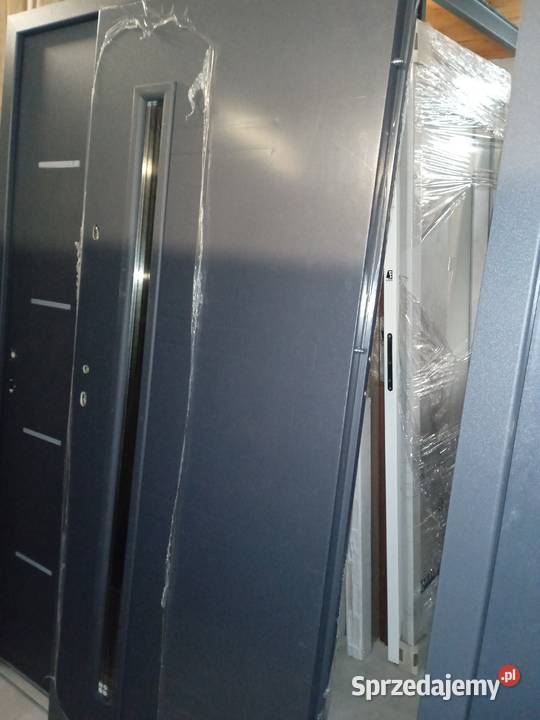 Drzwi zewnętrzne dąb bielony rękidostawaodbiór Suwałki