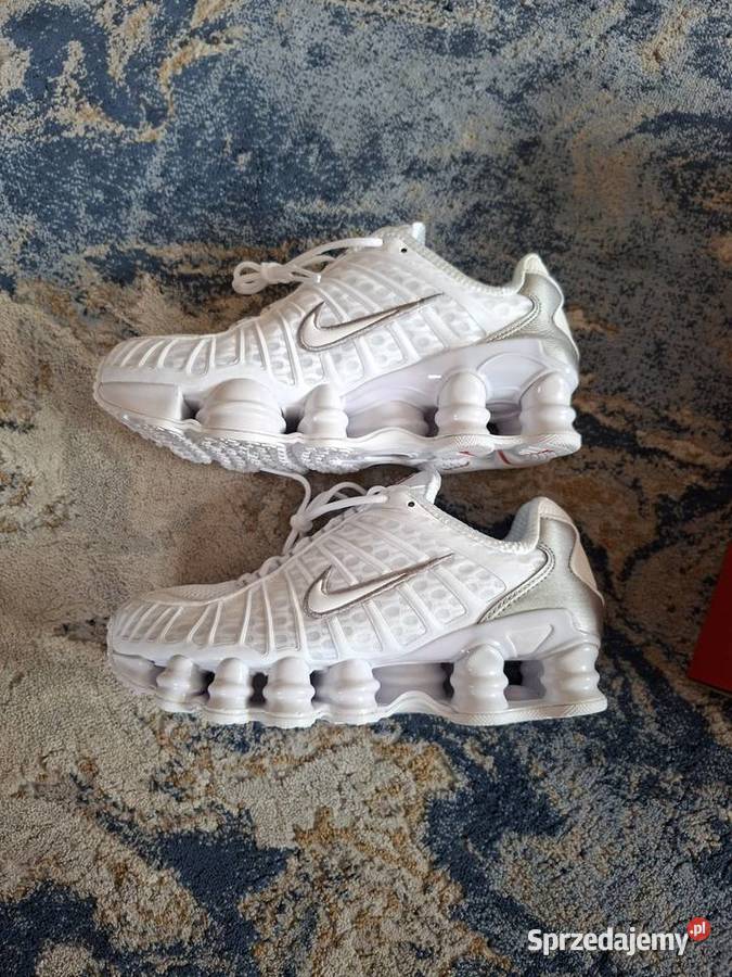 Buty Nike Shox TL White Metallic Silver r375 Obuwie Nowy Sącz sprzedam