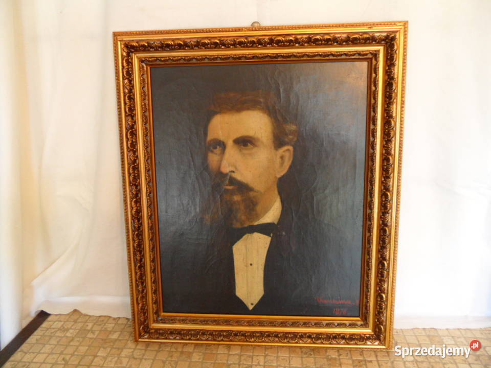 Stary obraz 19 wiek 1870