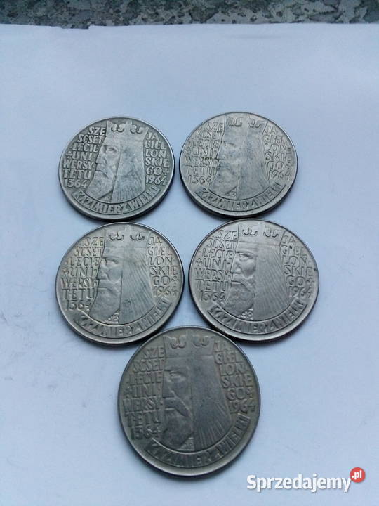 POLSKA10 1964 rbzCuNi KWIELKI WYPUKŁY WKLĘSŁY Legionowo