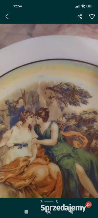 Talerzyk kolekcjonerski scenki dworskie dolnośląskie Wrocław sprzedam