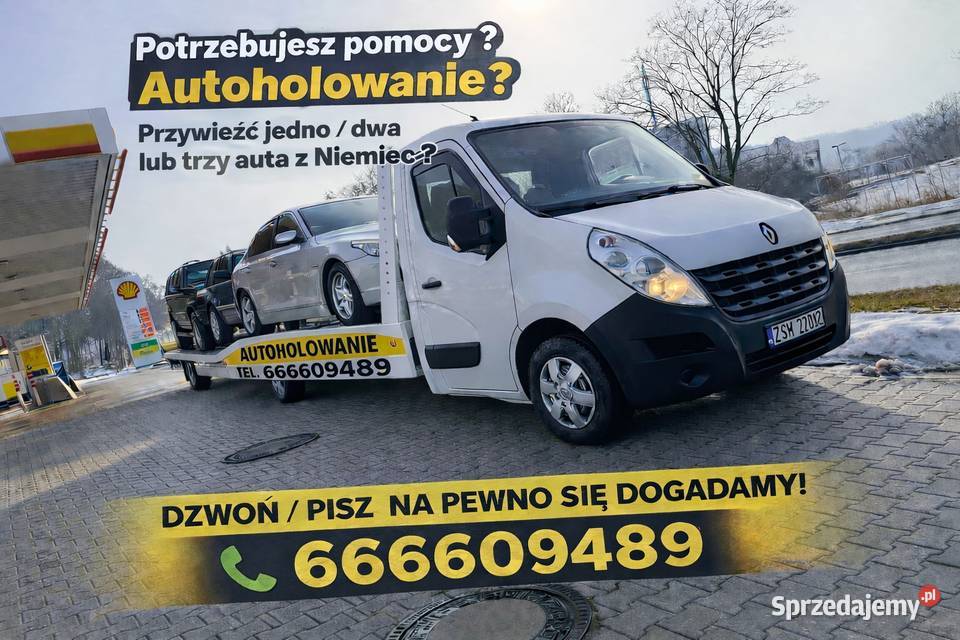 Autoholowanie Laweta Transport aut Niemcy Polska Police