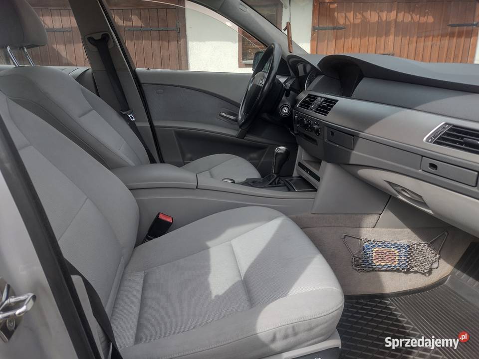 Zadbane BMW E60Gaz LPGXenonSport Tłumiki czujnik martwego pola Strzelno sprzedam