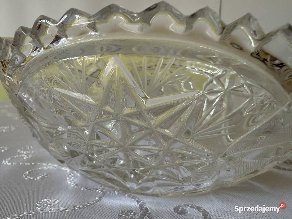 Kryształowa Misa PRL Vintage Klasyka Na Owoce Czerwionka-Leszczyny sprzedam