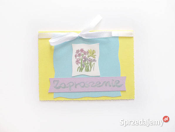puste zaproszenia zaproszenia bez tesktu żółte Biuro opolskie Opole