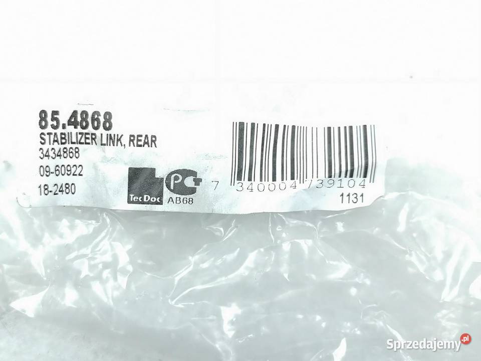 ŁĄCZNIK STABILIZATORA TYŁ VOLVO 400 16 17 19