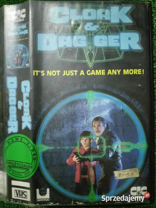 Kaseta VHS film Płaszcz i szpada Rzeszów