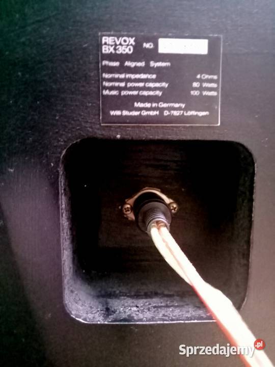 ReVox BX350 kolumny vintage Słuchawki i głośniki Audio Jaktorów