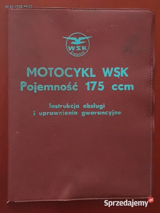 Instrukcja obsługi i uprawnienia gwarancyjne WSK mazowieckie Bodzanów