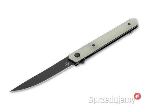 Nóż Bker Plus Kwaiken Air Mini G10 Jade Akcesoria, narzędzia i noże Sport i Wypoczynek