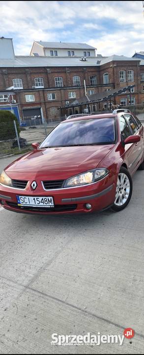 Renault Laguna II 19 dci 120 kombi 2006r czerwony Chybie