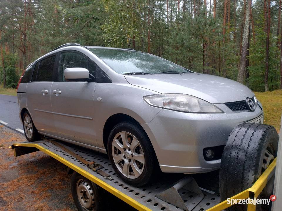 Mazda 5 Cr19 20 D 2007r Lakier Srebrny Bez Rdzy
