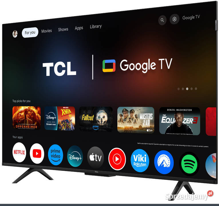 Telewizor TCL QLED 4K Ultra HD Google TV Dolby Warszawa