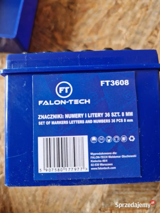 Numeratory litery i cyfry 8mm36el Głogowa