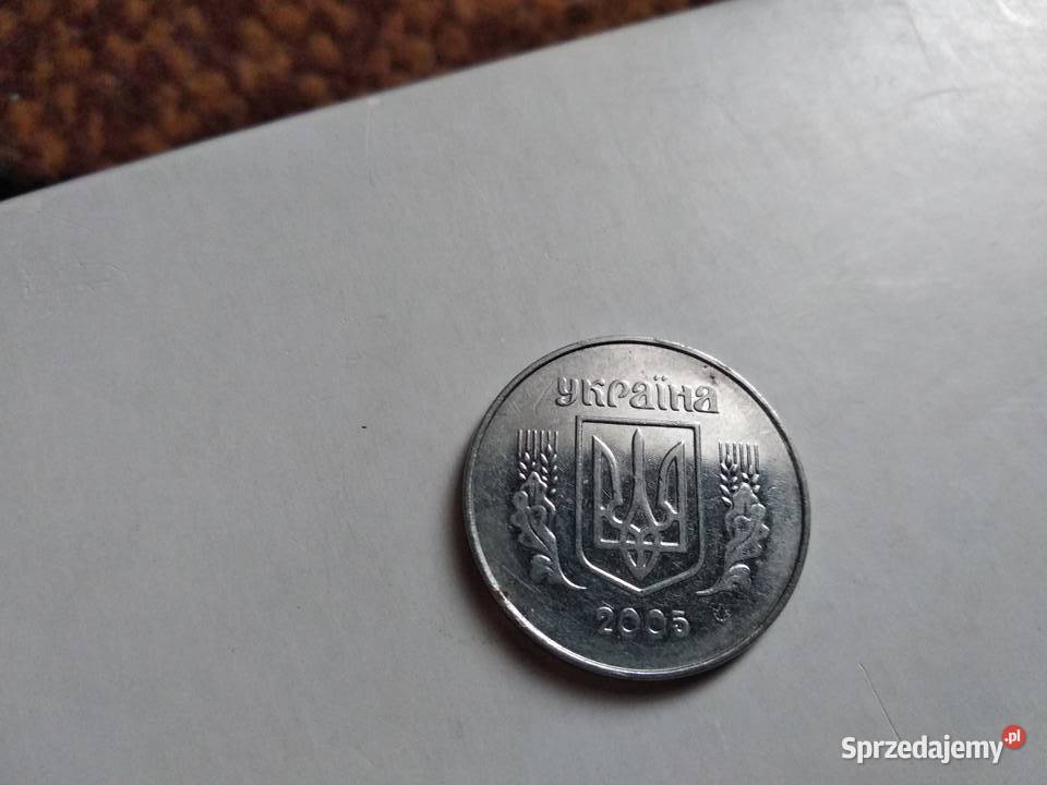 moneta 5 konihok ukraina 2005 Poznań