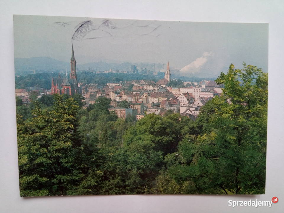 Pocztówka z Wałbrzycha z 1985r duży znaczek sprzedam
