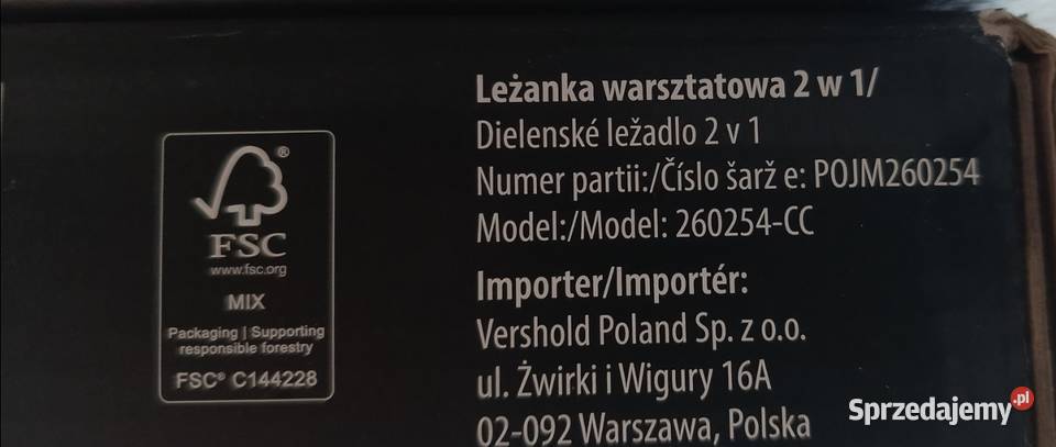 GT stołek leżanka warsztatowa 2 w 1 150 NOWA Ełk