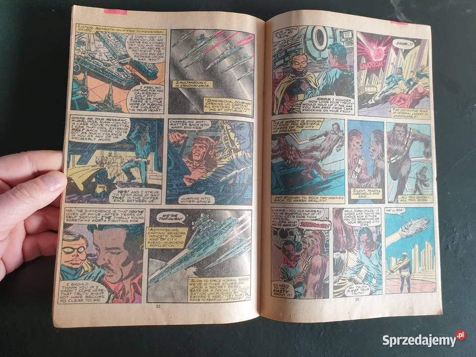 Star Wars oryginalny komiks USA 1981 fantasy i s-f pomorskie