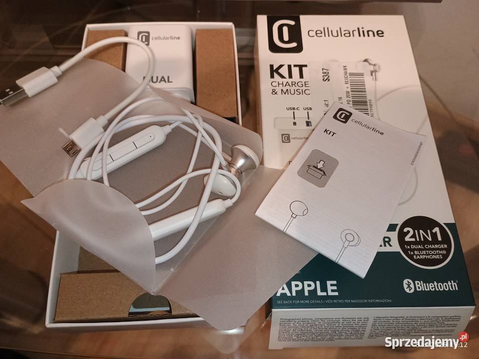 Nowa Ładowarka USB C słuchawki bluetooth sprzedam