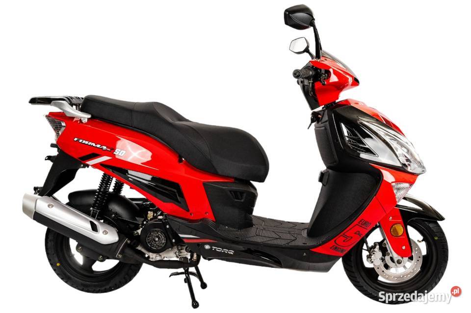 Nowy Skuter ZNEN ZNAT50 ZN50QT8F FORMAX CZERWONY Złocieniec