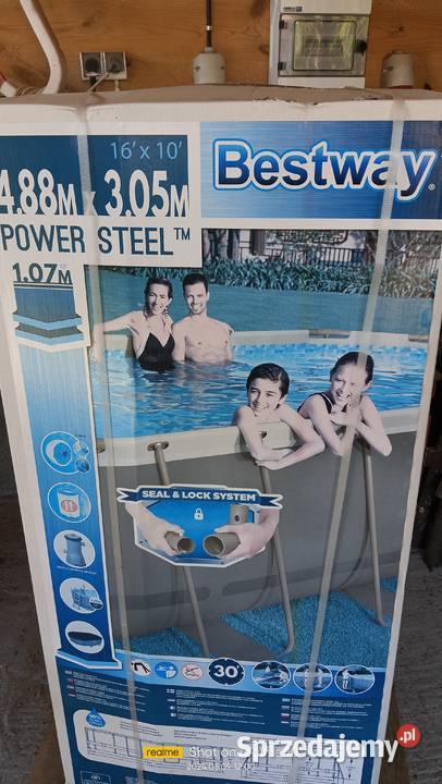 Basen stelażowy Bestway 488x305 podlaskie Białystok