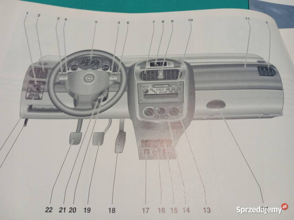 OPEL CORSA C Instrukcja obsługi książka łódzkie Łódź