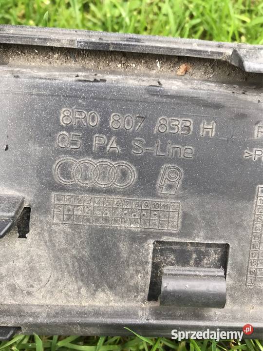 Spojler zderzaka tył audi Q5 sline 8R0 osobowe Kozy