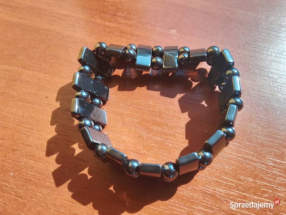 Bransoletka męska hematyt magnetyczna zdrowie Legionowo