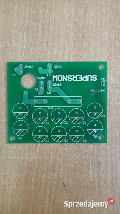 Płytka PCB do zasilacza trafo projekt SUPERSNOW Pozostałe małopolskie Maniowy