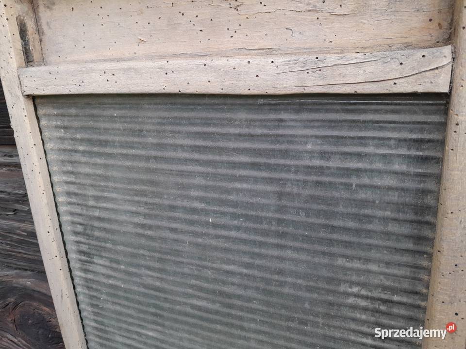 Stara zabytkowa pralka tarka szklana nietypowa