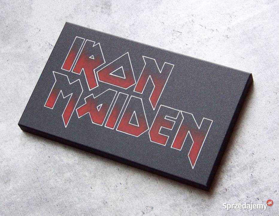 Iron Maiden Obrazek logo ręcznie grawerowane Sandomierz