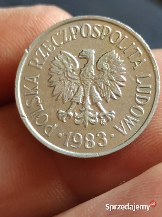 Sprzedam monetę 20 gr 1983 r lekka skrętka Chełm