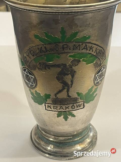 Puchar Makkabi Kraków z dyskobolem Żydowski Klub małopolskie
