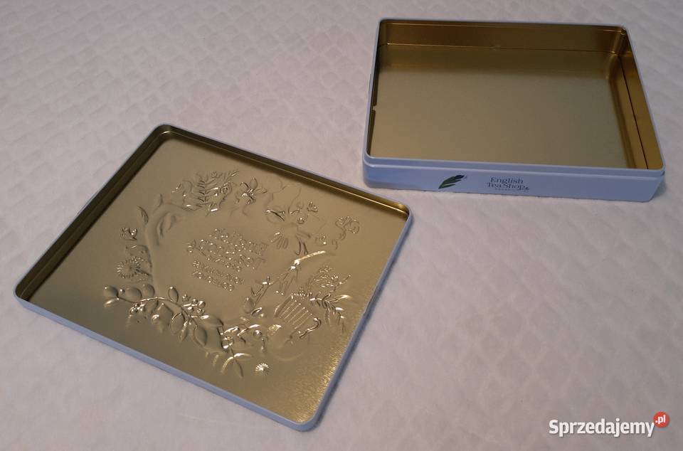 Metalowe pudełeczko herbatach 19x245x4 Kreatywne Czeladź