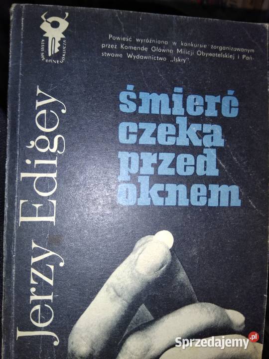 Edigey książki Śmierć czeka pod oknem unikatowe mazowieckie