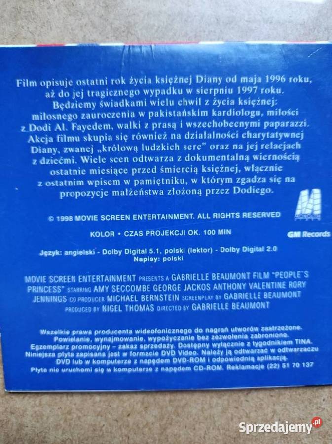 Ostatnie chwile Księżnej Diany Diana A Tribute Filmy Kielce