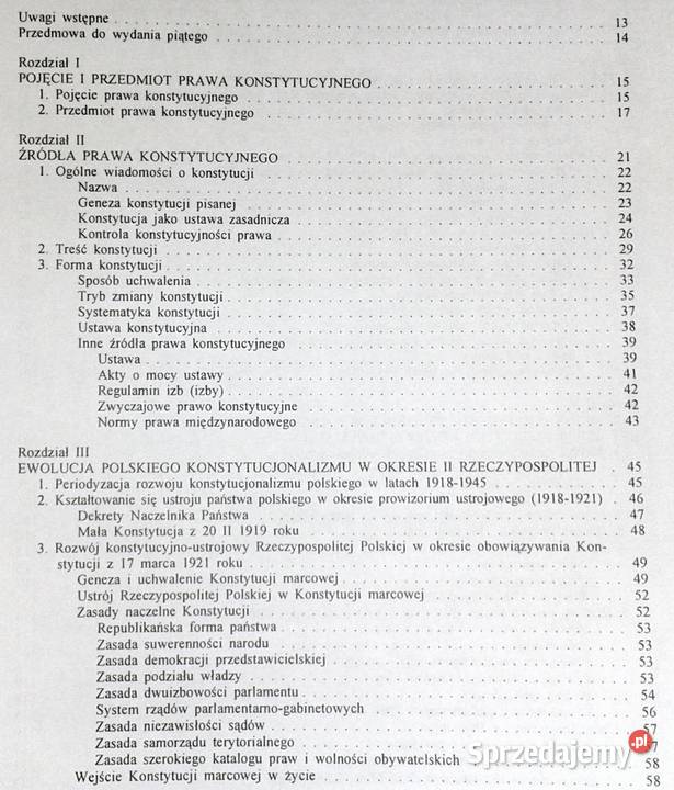 Prawo konstytucyjne Wiesław Skrzydło lubelskie Chełm