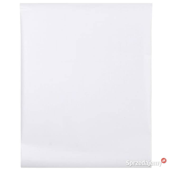 vidaXL Folia okienna matowa biała 45x500