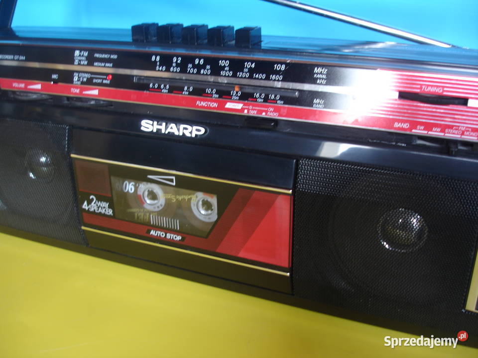 Radiomagnetofon SHARP QT244H Radioodtwarzacze Audio Zielona Góra
