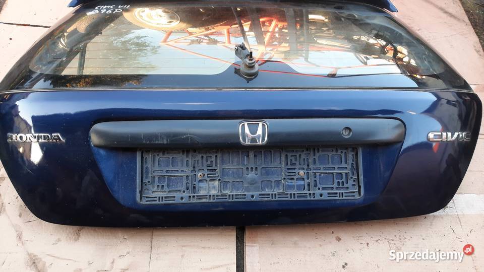 kompletna klapa Honda Civic 7 VII lak B96P Klapy bagażnika Dębno sprzedam