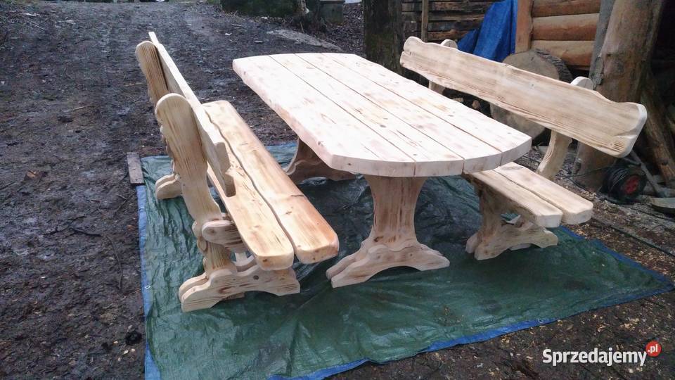 meble ogrodowe bieszczadzkie 215 Komplety mebli podkarpackie Bircza