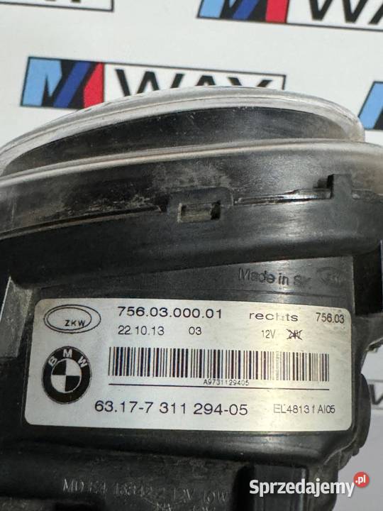 BMW F07 F10 F11 LIFT HALOGEN REFLEKTOR osobowe