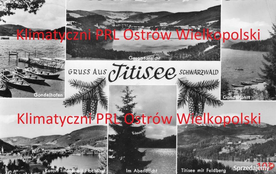 Pocztówka Post card Titisee Neustadt Niemcy 1955 śląskie Bielsko-Biała